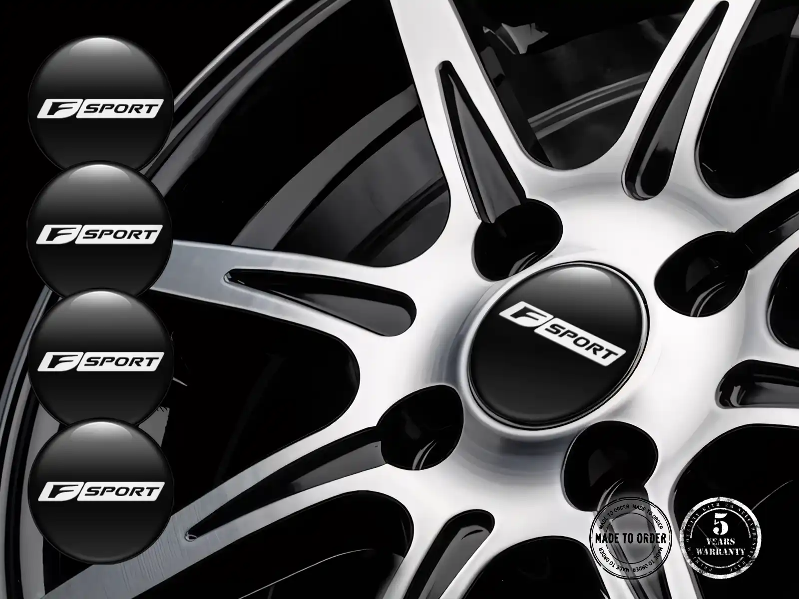 Lexus Emblemas de Rueda Edición Etiquetas Resina Personalizadas